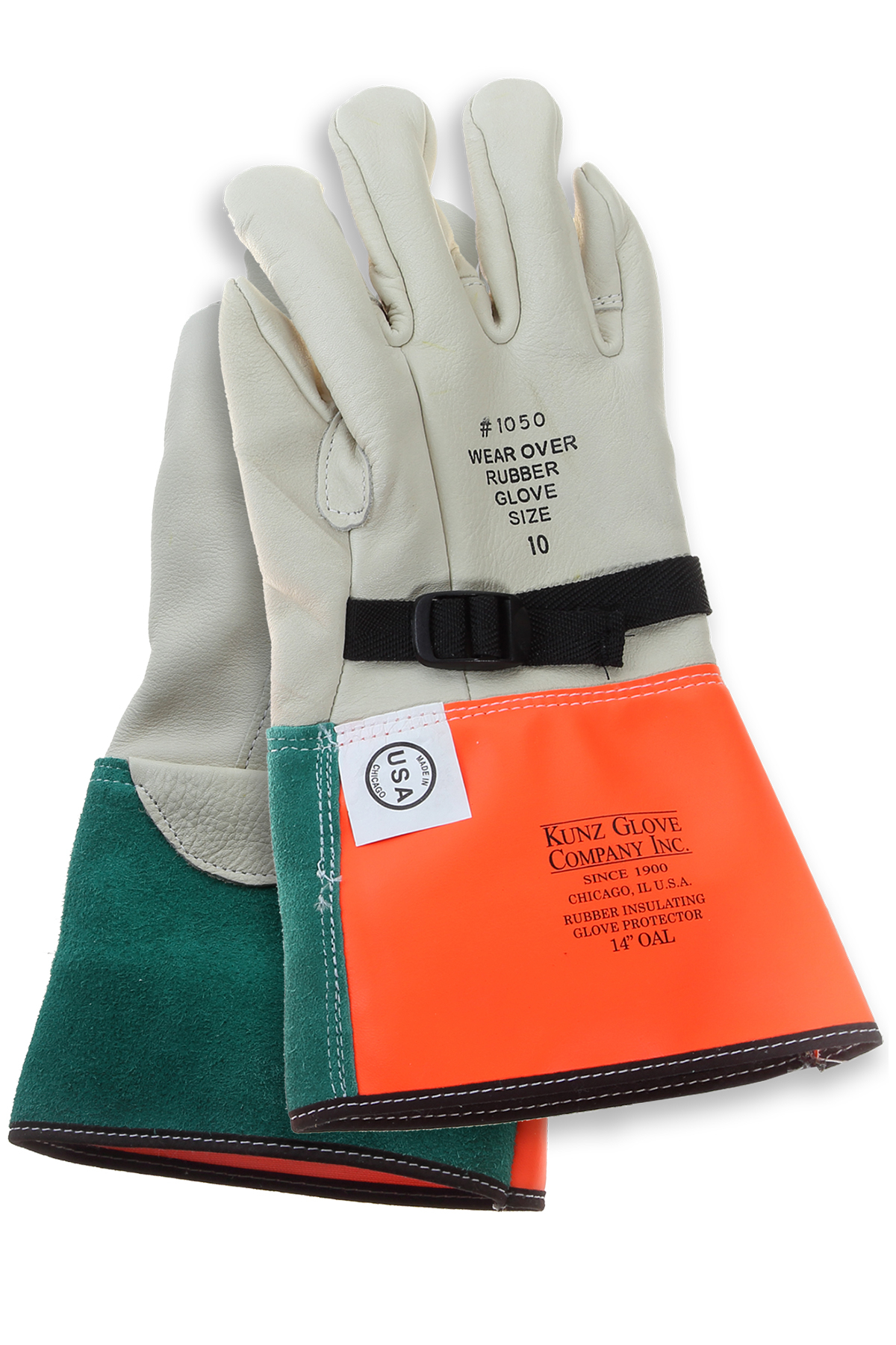 Kunz Cream Cowhide High Voltage Glove Protector from Columbia Safety